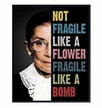 Ruth Bader Ginsburg Wall Art Prints - Gift for Women, Men, Lawyer, Attorney - No - £20.77 GBP