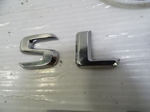 04 Mercedes R230 SL55 emblem set, on trunk lid SL55 AMG Item image 3