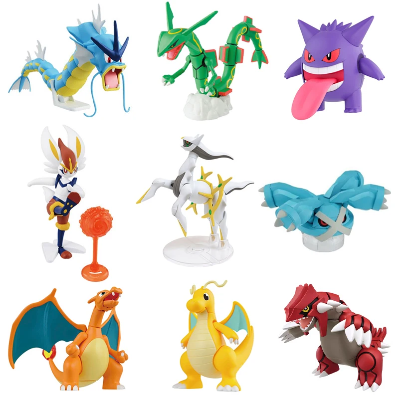 Pokemon Figures Model Kit Quick Cinderace Arceus Charizard Dragonite Gengar - $36.56+