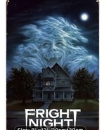 Fright Night- 12/8 Metal Sign New - £23.45 GBP