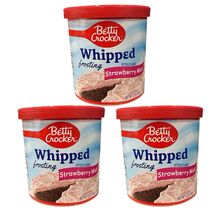 Betty Crocker Whipped Strawberry Mist Frosting, 12 oz, Pack of 3,  Glute... - $15.83