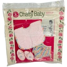 Mattel Talking Chatty Baby Doll Clothes Playtime Fashions Playsuit Set V... - $53.45