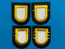 101st AIRBORNE DIVISION, HQs; 1st, 2nd, 3rd BATTALIONS, BERET FLASHES - £15.56 GBP