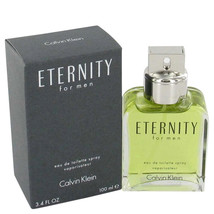 ETERNITY by Calvin Klein Eau De Parfum Spray 3.3 oz - £67.32 GBP