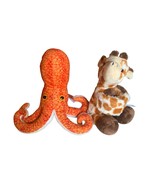 WILD REPUBLIC Plush Huggers Slap Bracelet LOT 2 giraffe octopus Toy Pet ... - $16.95 CAD