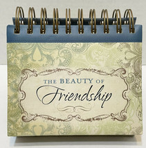 DaySpring Flip Easel Desktop Calendar The Beauty of Friendship Inspirati... - £10.05 GBP