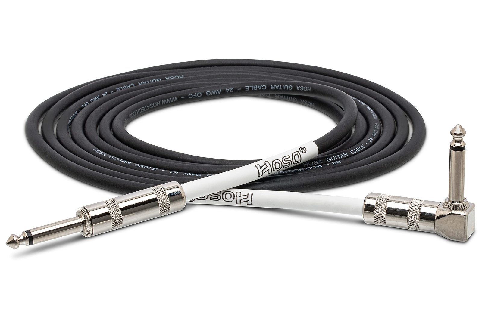 Hosa GTR-205R Straight to Right Angle Guitar Cable - 5 foot - $13.46