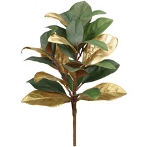 Darice Magnolia Spray Green, Gold - 4 x 17 Inches - £28.82 GBP