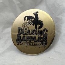 Blazing Saddles Casino Las Vegas Nevada Corporation Company Lapel Hat Pin - $5.95
