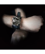 Alchemy A102 Gears of Aiwass Wrist Strap Gothic Ram Skull Black Leather ... - £37.92 GBP