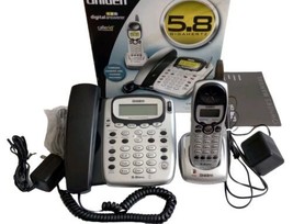Uniden CXAI 5198 Series Landline Base &amp; Cordless Phone Handset 5.8GHZ WO... - £15.56 GBP