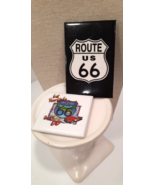 2 Vintage Refrigerator Magnets Historic Route 66 Souvenirs - £4.64 GBP