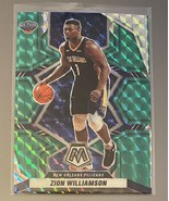 2021-22 Mosaic Zion Williamson Green Prizm #124 New Orleans Pelicans NBA - £8.28 GBP