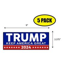 5 PACK 3.375"x9" TRUMP KAG 2024 Sticker Decal Humor Funny Gift TRUMP BS0159 - $6.53
