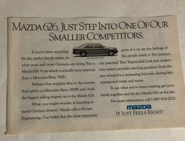 Mazda 626 Car vintage Print Ad pa3 - $7.91