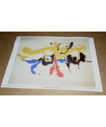 Helen Frankenthaler Yellow Caterpillar Poster Print 1993 Crystal Prod. 1... - $7,544.71 MXN