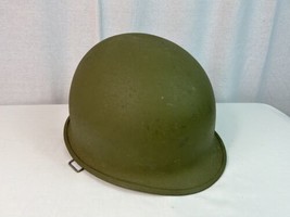 US Military 1970s M1 Steel Combat Helmet w Liner, Chin Strap &amp; Head Band... - £105.13 GBP