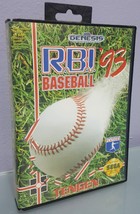 N) R.B.I. Baseball &#39;93 (Sega Genesis, 1993) Video Game Tengen - £3.89 GBP