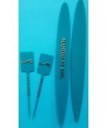 2 Mandalay Bay Surfboard 7&quot; Stir Sticks &amp; 2 Olive/Lime Picks - €8,58 EUR