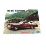 Vintage 1973 Chevy Chevrolet Camino Suburban Caprice Corvette Sales Broc... - £9.46 GBP