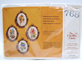 The Creative Circle Cross Stitch Kit #768 Blue Bird Russel Bushee Frame ... - £11.30 GBP