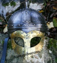 18GA SCA LARP Medieval Viking Ketil Helmet Knight Armor Helmet Replica - £127.49 GBP