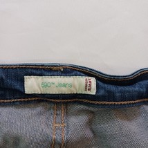 Levi's Women's Bootcut 590 Blue Cotton Denim Jeans Measured (45×27.5) image 3