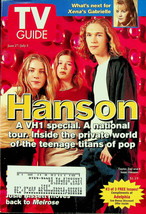 TV Guide:  Jun 27 - Jul 3, 1998 - ISSN 0039-8543 - &quot;Hanson&quot; - Preowned - £7.46 GBP
