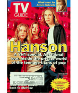 TV Guide:  Jun 27 - Jul 3, 1998 - ISSN 0039-8543 - &quot;Hanson&quot; - Preowned - £7.44 GBP
