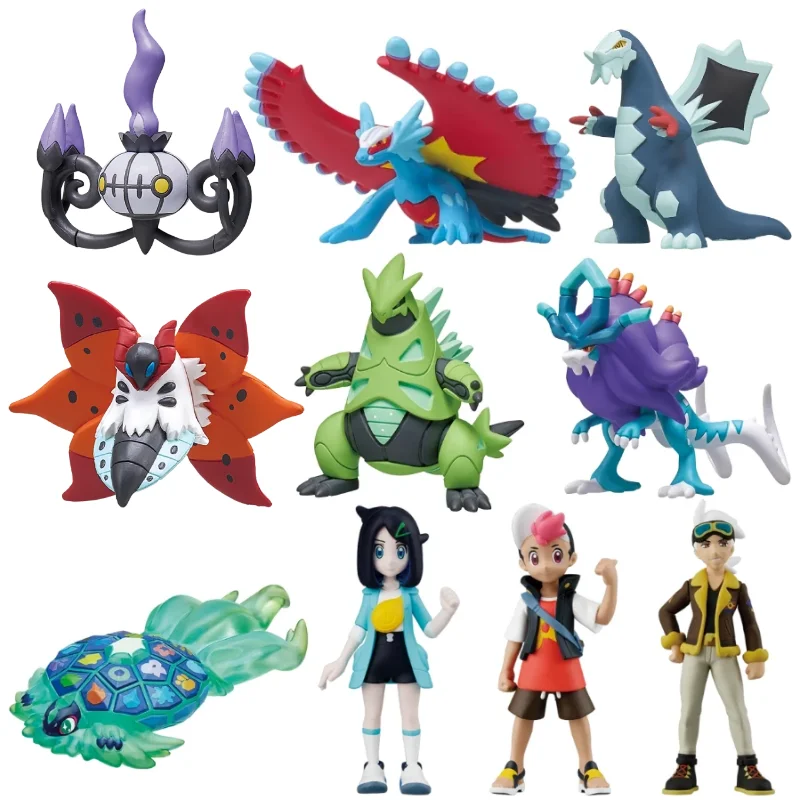 Newest TOMY Pokemon Figures Skeledirge Meowscarada Quaquaval Charcadet ...