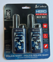 Cobra Hero Series Police &amp; SWAT Kids Walkie Talkie HE-150 B 2 Channels NEW - $16.82