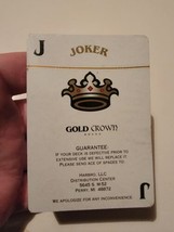 Vintage Gold Crown Brand Deck Of Playing Cards Poker New Sealed Vtg - £10.17 GBP