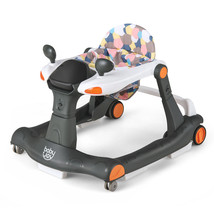 Baby 2-In-1 Walker Foldable Activity Push Walker W/ Adjustable Height - £72.09 GBP