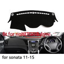 R hyundai sonata i45 2009 2014 right and left hand drive car dashboard covers mat shade thumb200
