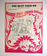 The Beat Goes On Sonny Bono &amp; Cher Sheet Music 1967 Vintage Easy Play Pi... - £15.28 GBP