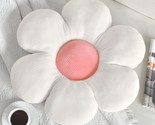 Vdoioe Flower Pillow, Flower Shaped Throw Pillow Cushion Seating White F... - $25.23
