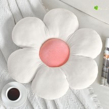 Vdoioe Flower Pillow, Flower Shaped Throw Pillow Cushion Seating White Flower - £20.09 GBP