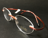 Silhouette Brille Rahmen Spx M 1968/00 6056 Klar Rot Falzlos 48-17-140 - $148.79