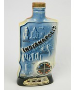 Jim Beam Whiskey Indianapolis Sesquicentennial Empty Liquor Bottle Decanter - £31.61 GBP