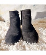 G.H. Bass “Ayda” Black Suede Ankle Boots – Women’s 7M, Side Zip, Leather... - $569.19 MXN