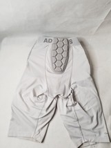 Adidas Padded Shorts Adult Techfit 5 Girdle Compression MAF3007 Grey/White CA2 - £15.79 GBP