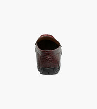 Stacy Adams Embrey Moc Toe Bit Slip-On Dress Shoes Wine 25703-609 image 7