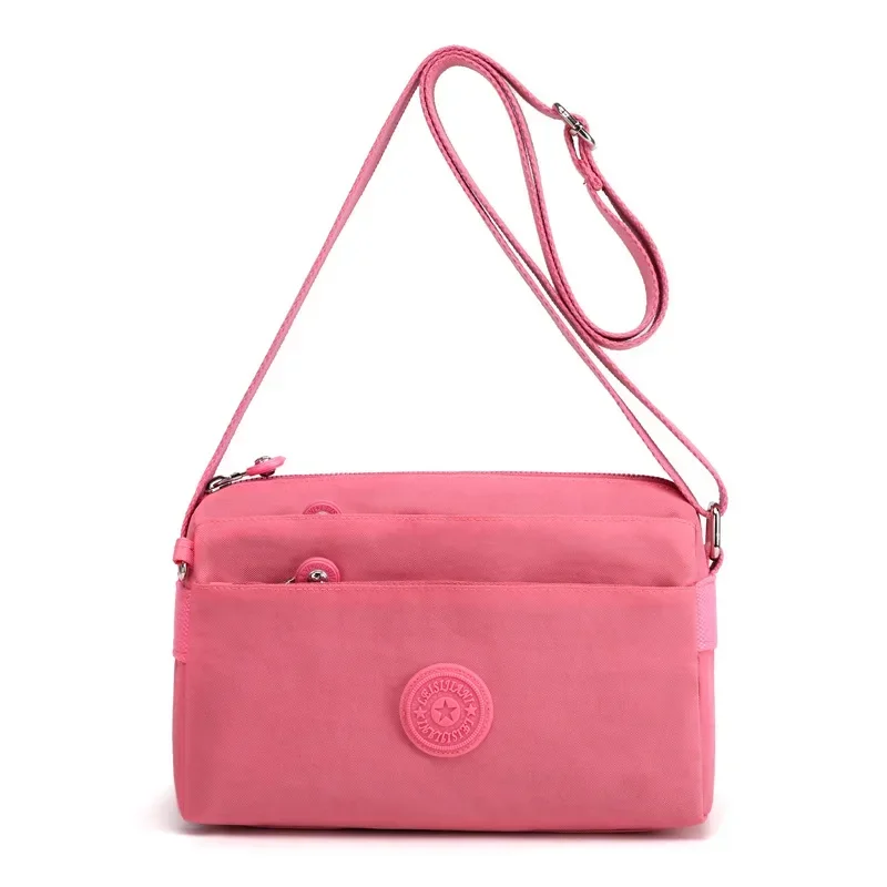 Women&#39;s Nylon Cloth Shoulder Bag Leisure Multi-layer Middle-aged Woman Bag Fashi - £16.91 GBP