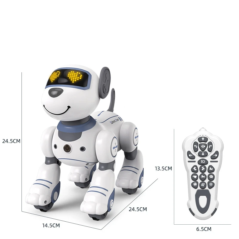 Play Funny RC Robot Electronic Dog Stunt Dog Voice Command Programmable Touch-se - £68.76 GBP