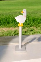 Wooden Goose Paper Towel Holder Vintage Farmhouse Country Handpainted - £12.01 GBP