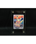 Pokemon Card Munch Pikachu &quot;The Scream&quot; 288/SM-P PROMO with New Display ... - £1,258.01 GBP