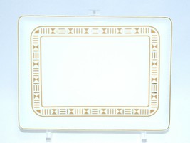 Hermes Aegean Sea soleil Porzellanteller Rechteckiges Tablett Gold Geschirr - £177.45 GBP