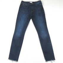 HUDSON  Blair Super Skinny raw hem crop Jeans Size 26 (Length 26.5&quot;) - £21.85 GBP