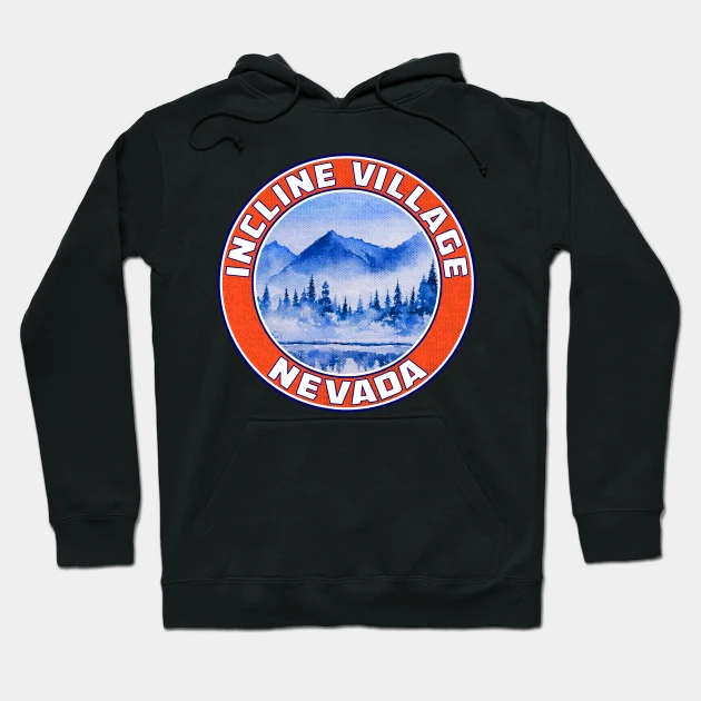 Ski Incline Village Nevada Lake Tahoe Skiing Hoodie - $675.14 MXN