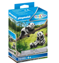 Playmobil 70353 2 Pandas Bears With Cub New - £12.78 GBP